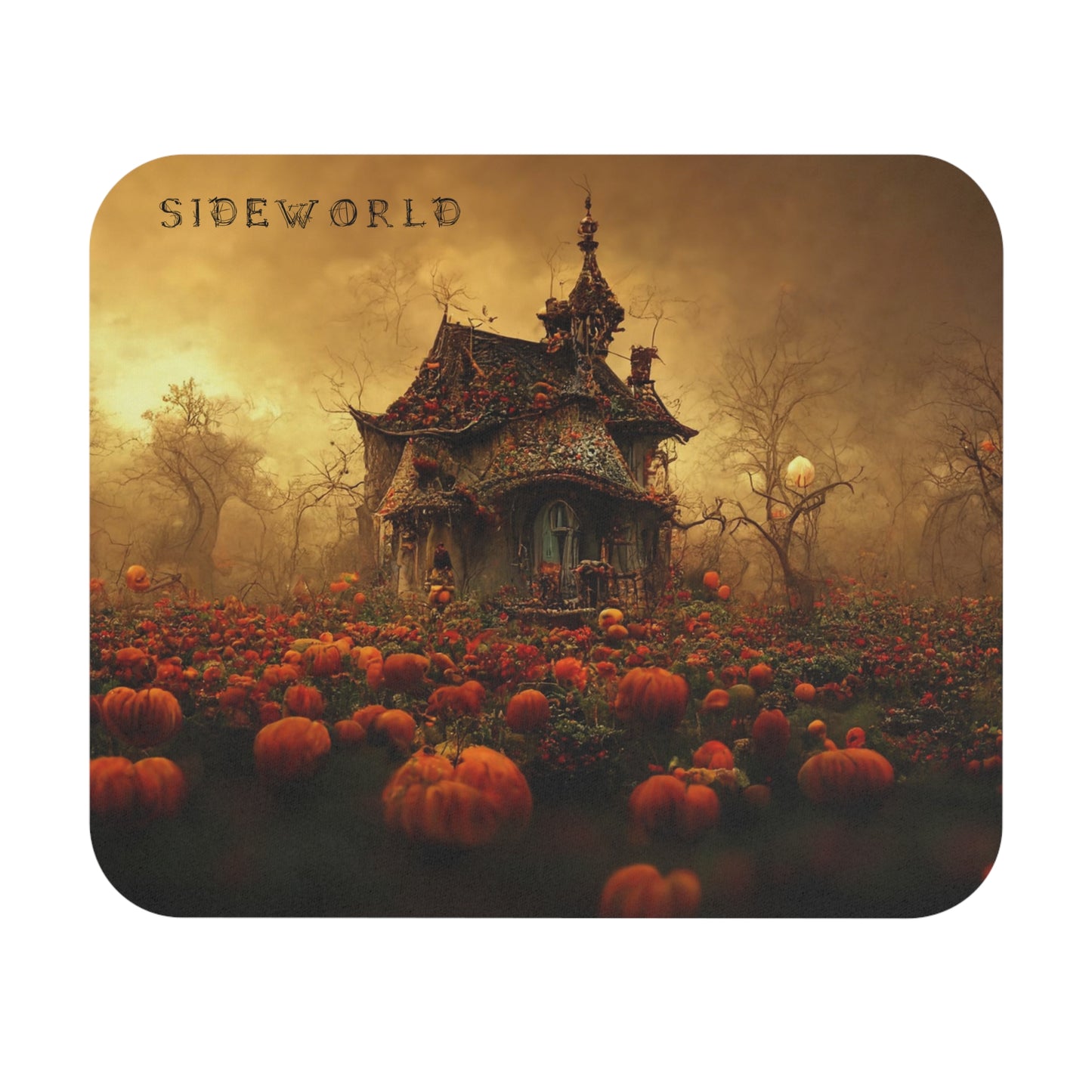 Halloween Horror Pumpkin House - Mouse Pad (Rectangle)