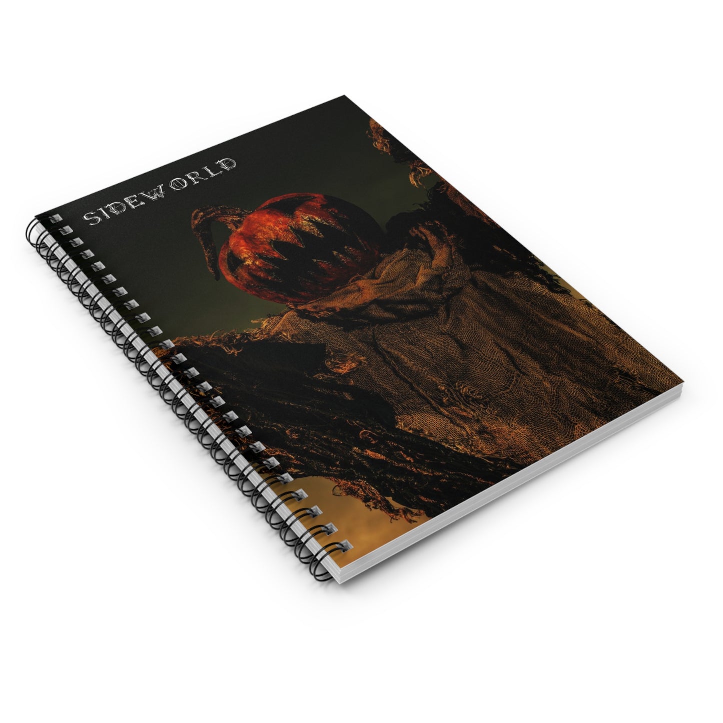 Halloween Pumpkin "Jack Knife" - Spiral Horror Notebook  #3