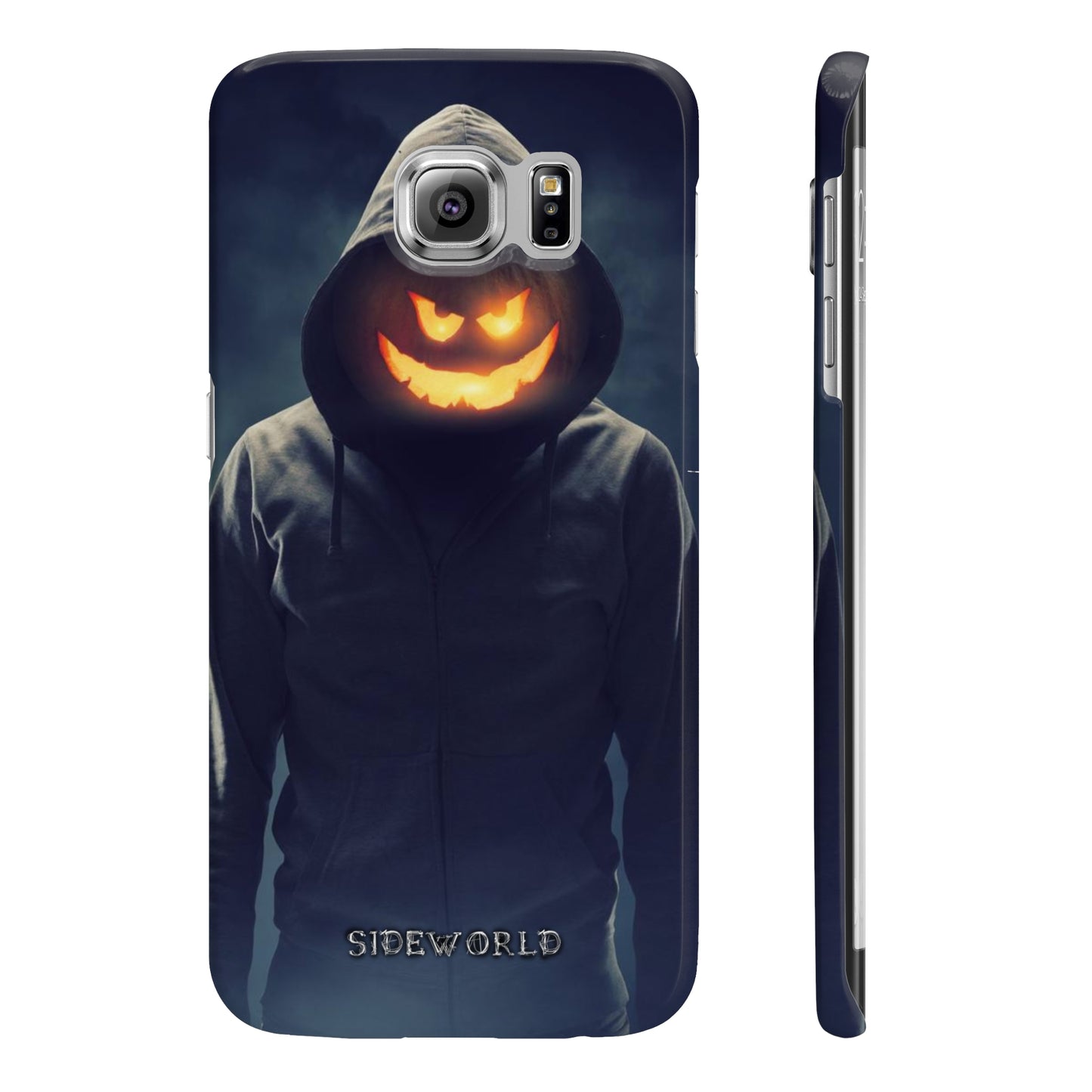 Halloween Horror Pumpkin Thief Slim Phone Cases #1