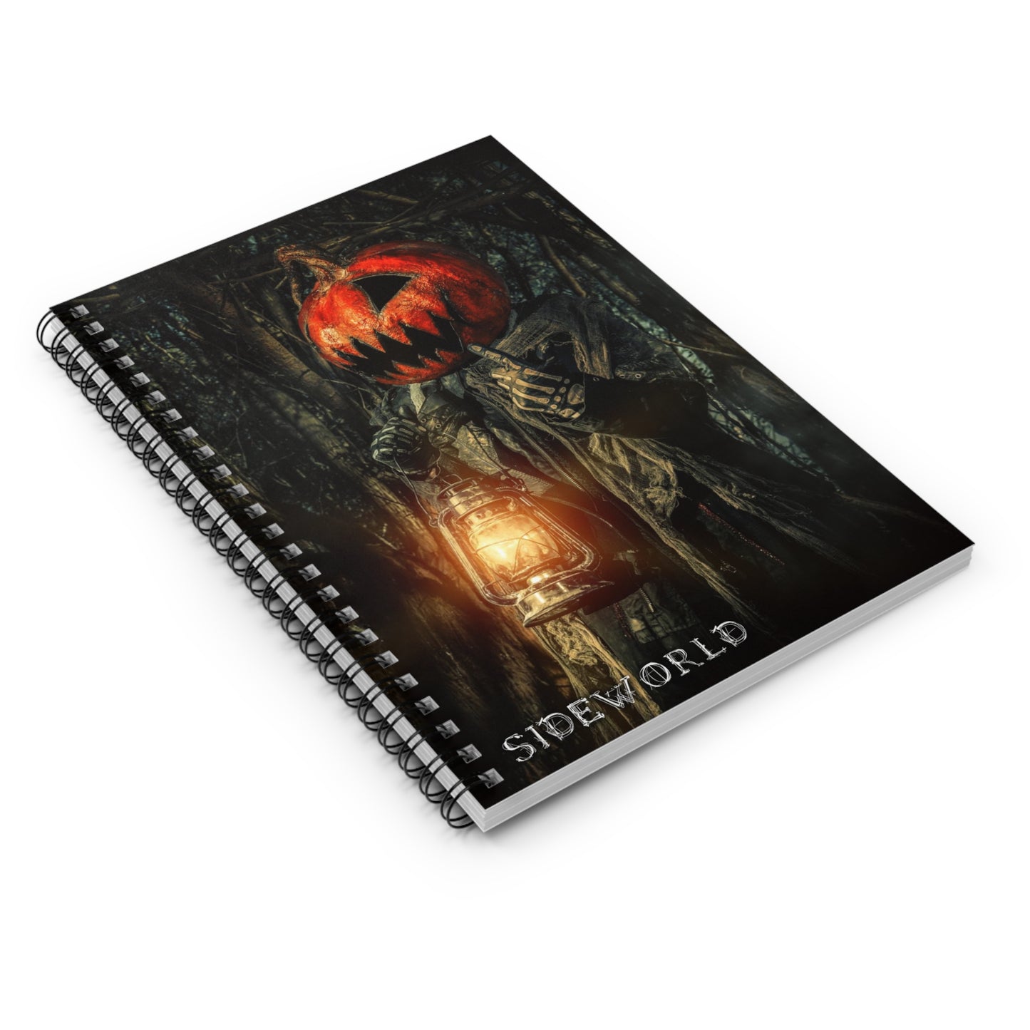 Halloween Pumpkin "Jack Knife" - Spiral Horror Notebook  #1