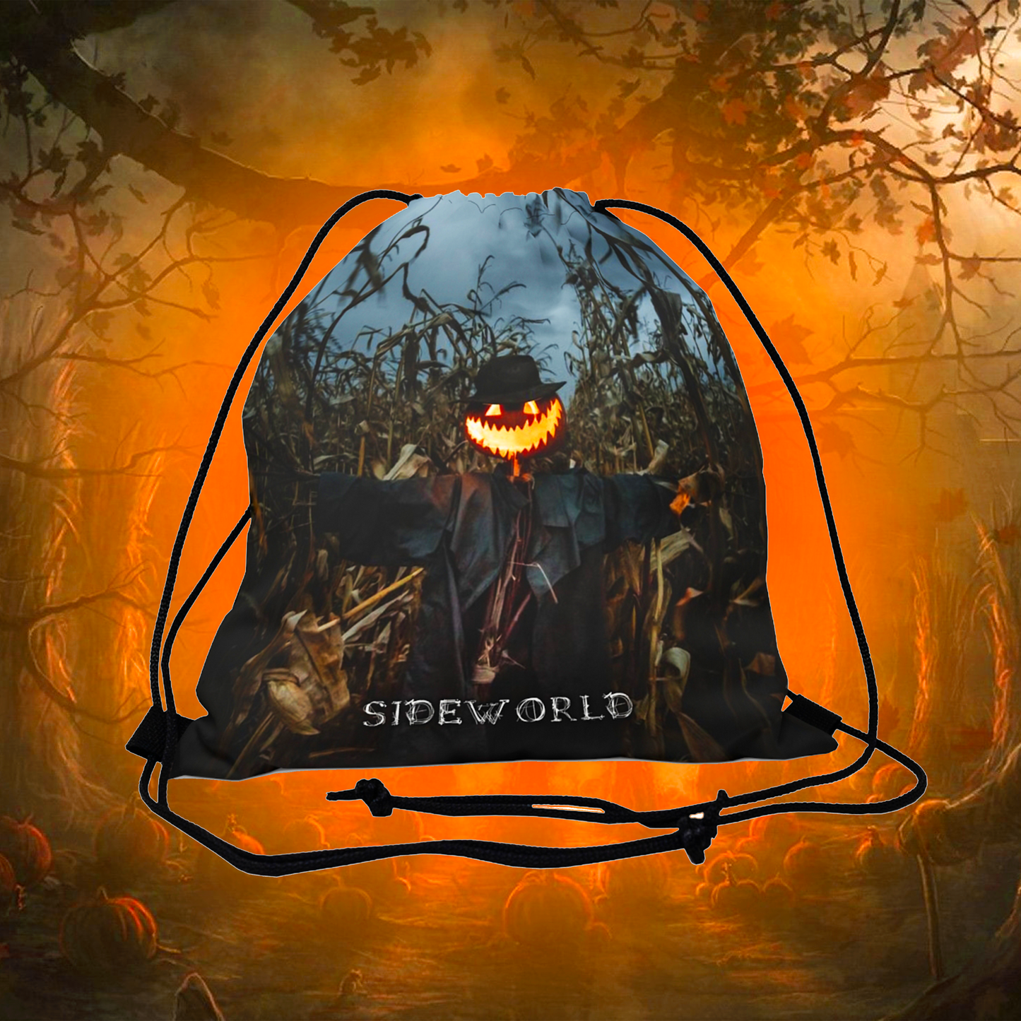 Halloween Horror Scarecrow - Drawstring Bag