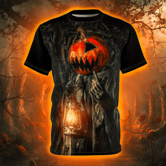 Halloween Horror Pumpkin "Jack Knife" -  Loose T-shirt #3 - Unisex