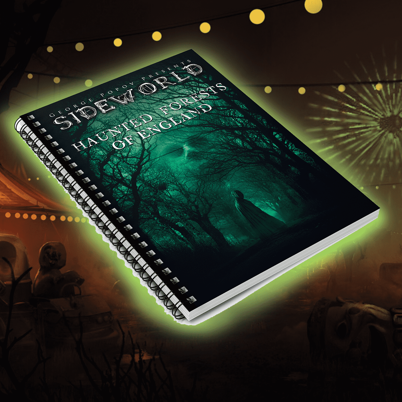Haunted Forests of England Spiral Notebook - Ruled Line