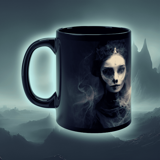 THE LOST SPIRIT Ghost Horror Black Mug 11oz