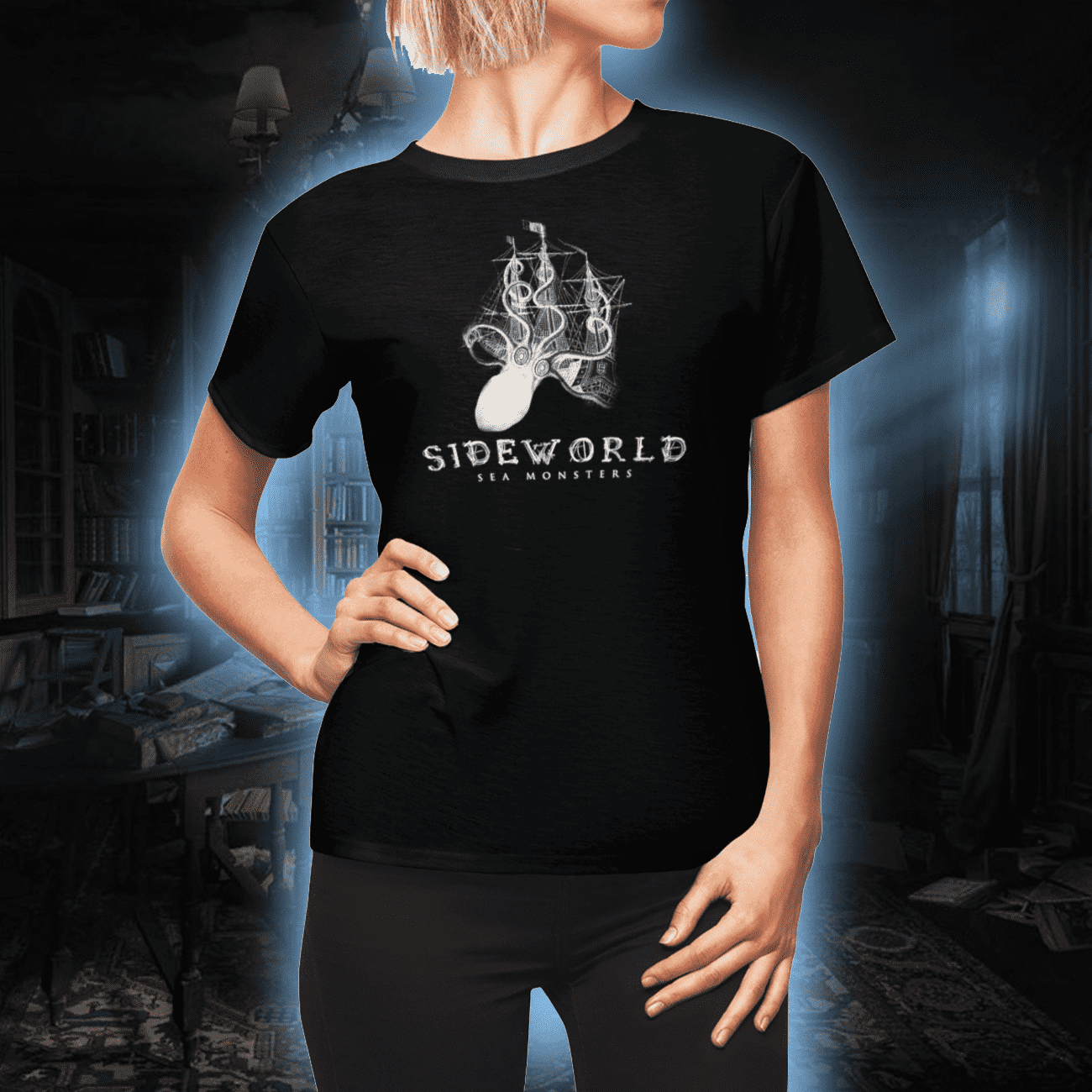 Sea Monsters Kraken Horror T-Shirt - Unisex