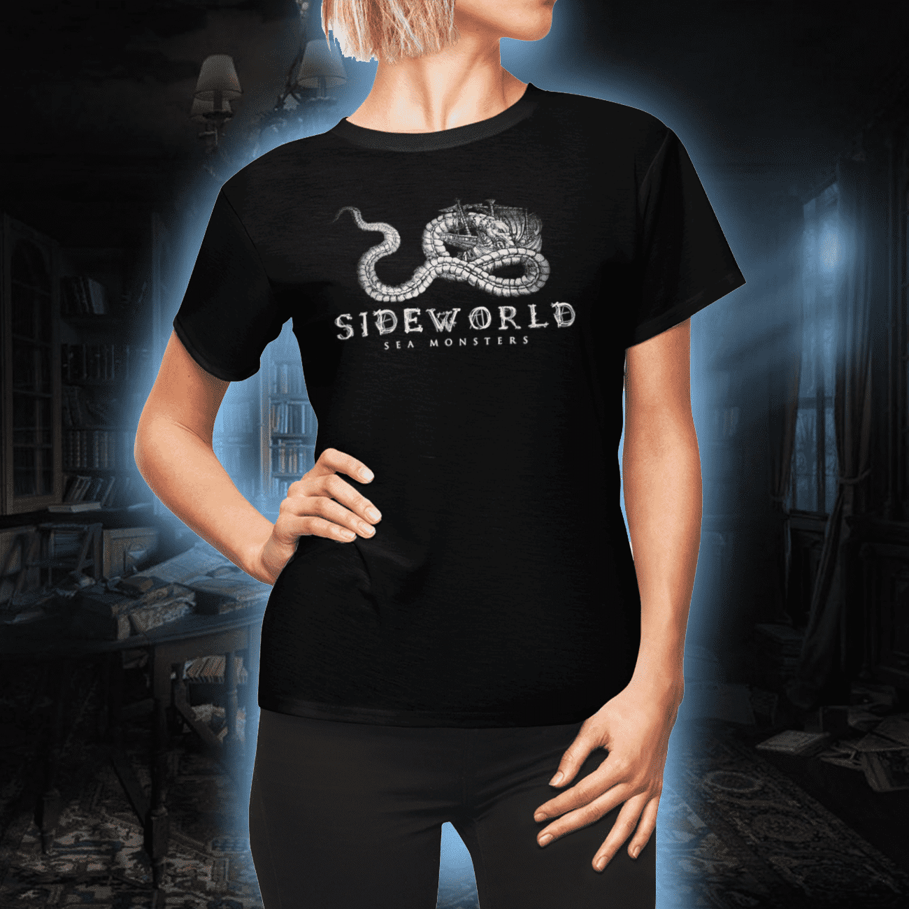 Sea Monsters Serpent Horror T-Shirt - Unisex