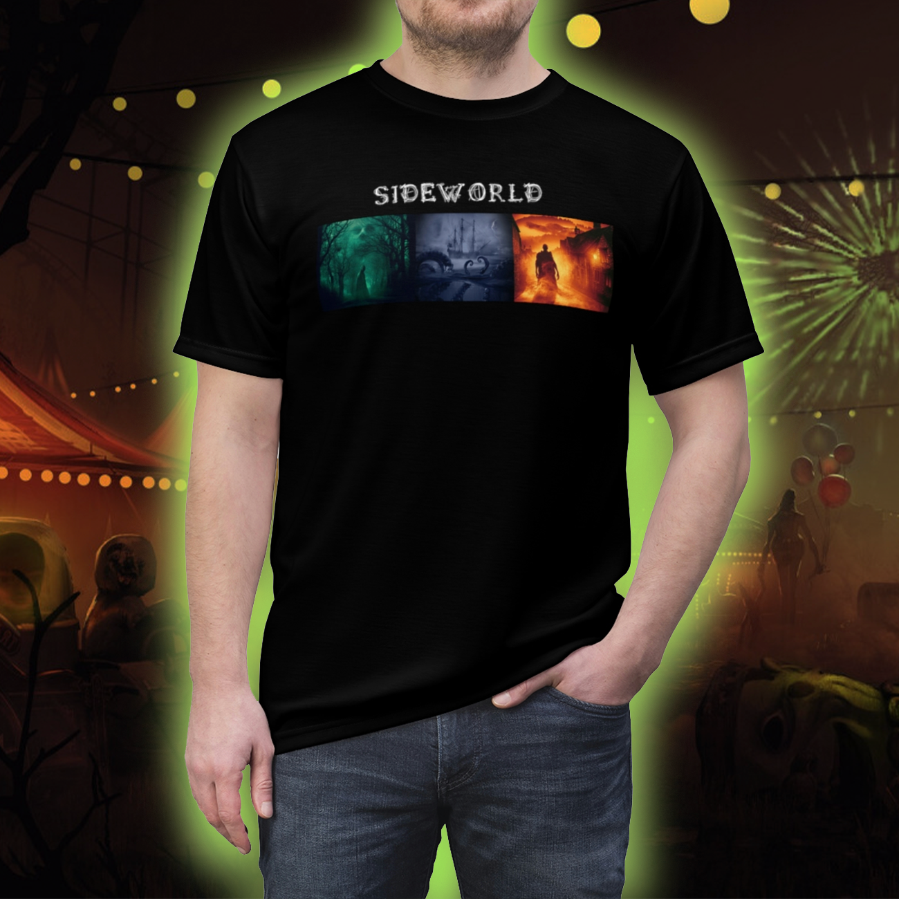 Sideworld Trilogy Horror Film T-Shirt #1 - Unisex