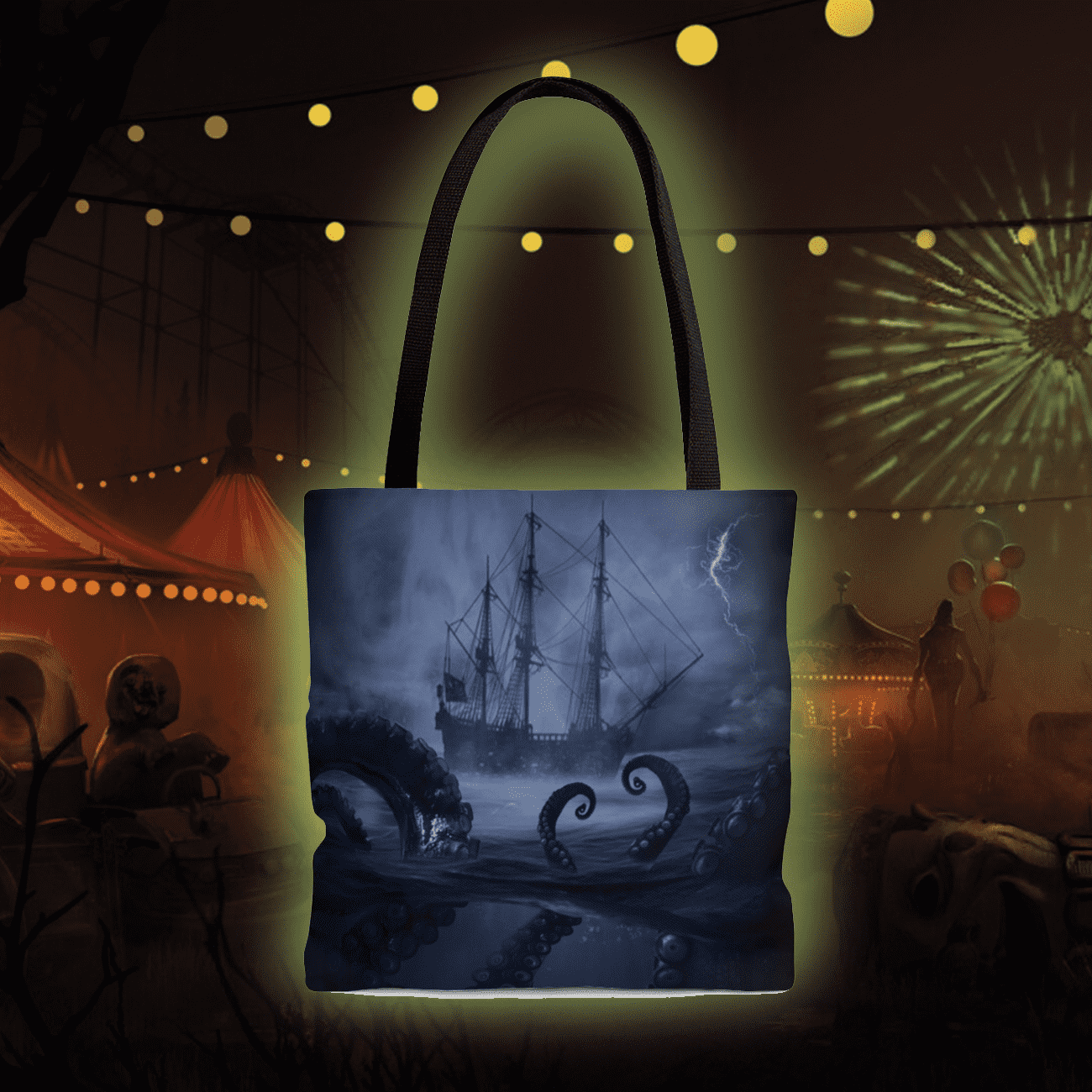 Terrors of the Sea | Horror Tote Bag #1